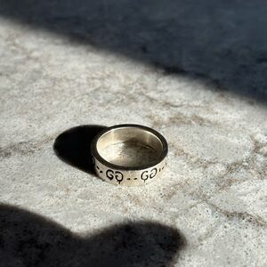Gucci ghost ring .925 sterling silver size 19